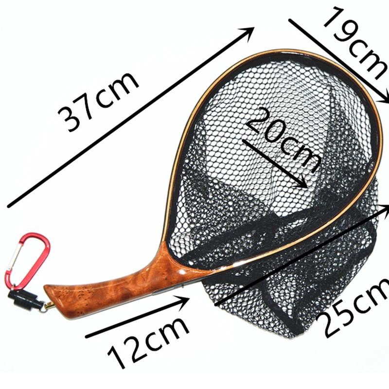 רשת דיג זבובים TAKEDO, רשת גומי רכה לפורל, 2