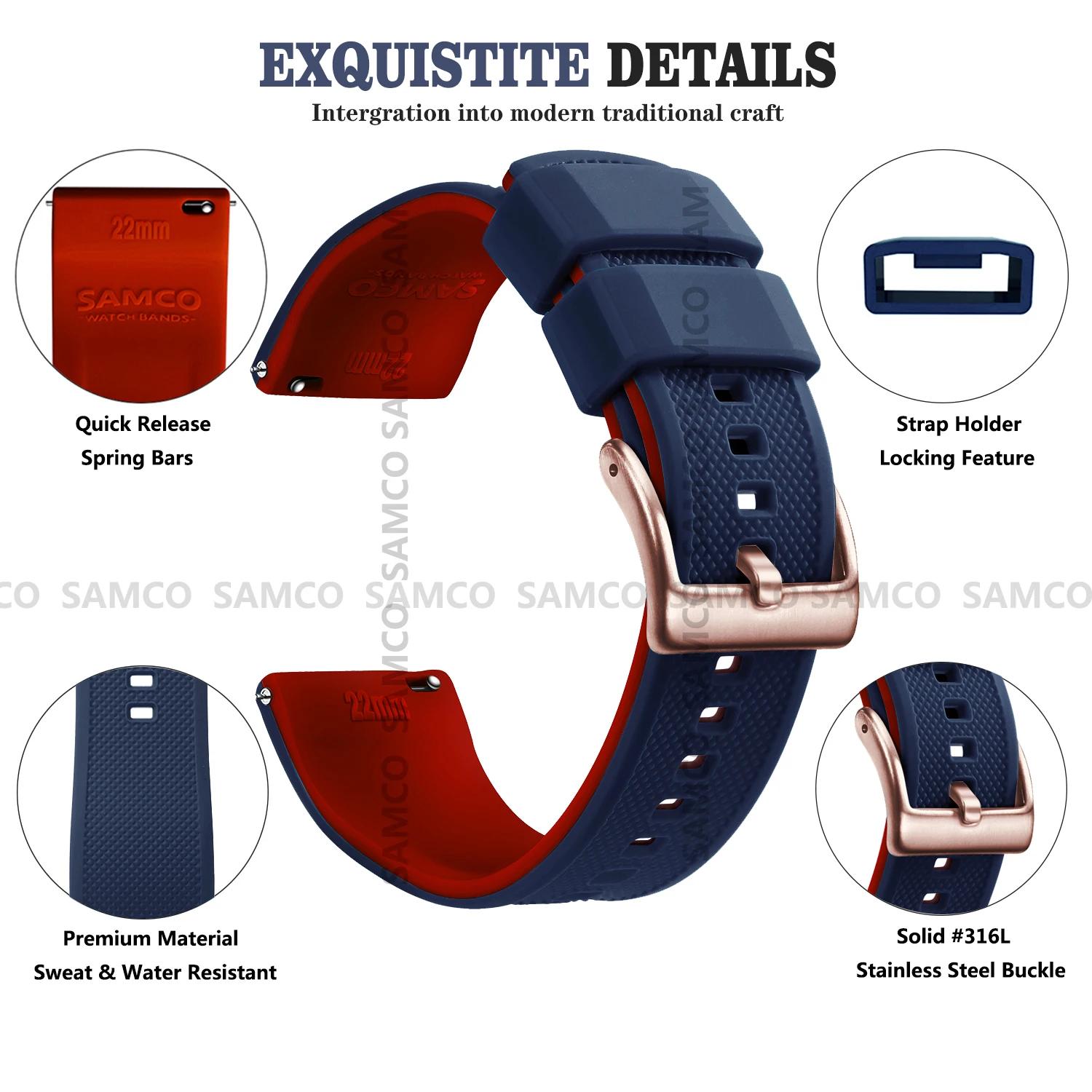 רצועת שעון סיליקון פרימיום לשחרור מהיר רצועת שעון 2