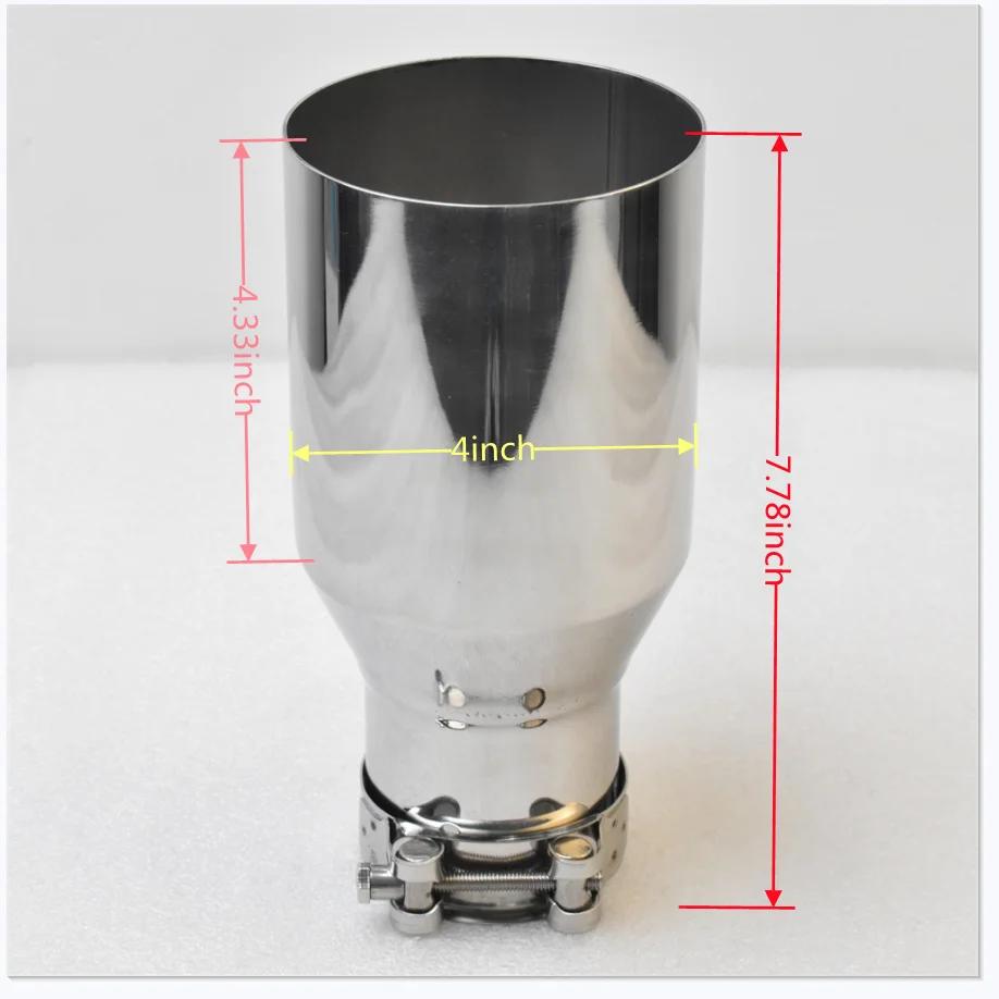 1 זוג פליטה אוניברסלית מפלט רכב נירוסטה צינור זנב גרון זנב שינוי רכב עבור b-mw e90 פליטה עצה w222 6